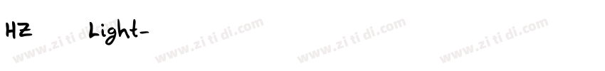 HZ黑体 Light字体转换